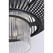 Aviary LED 21 inch Anthracite Single Pendant Ceiling Light