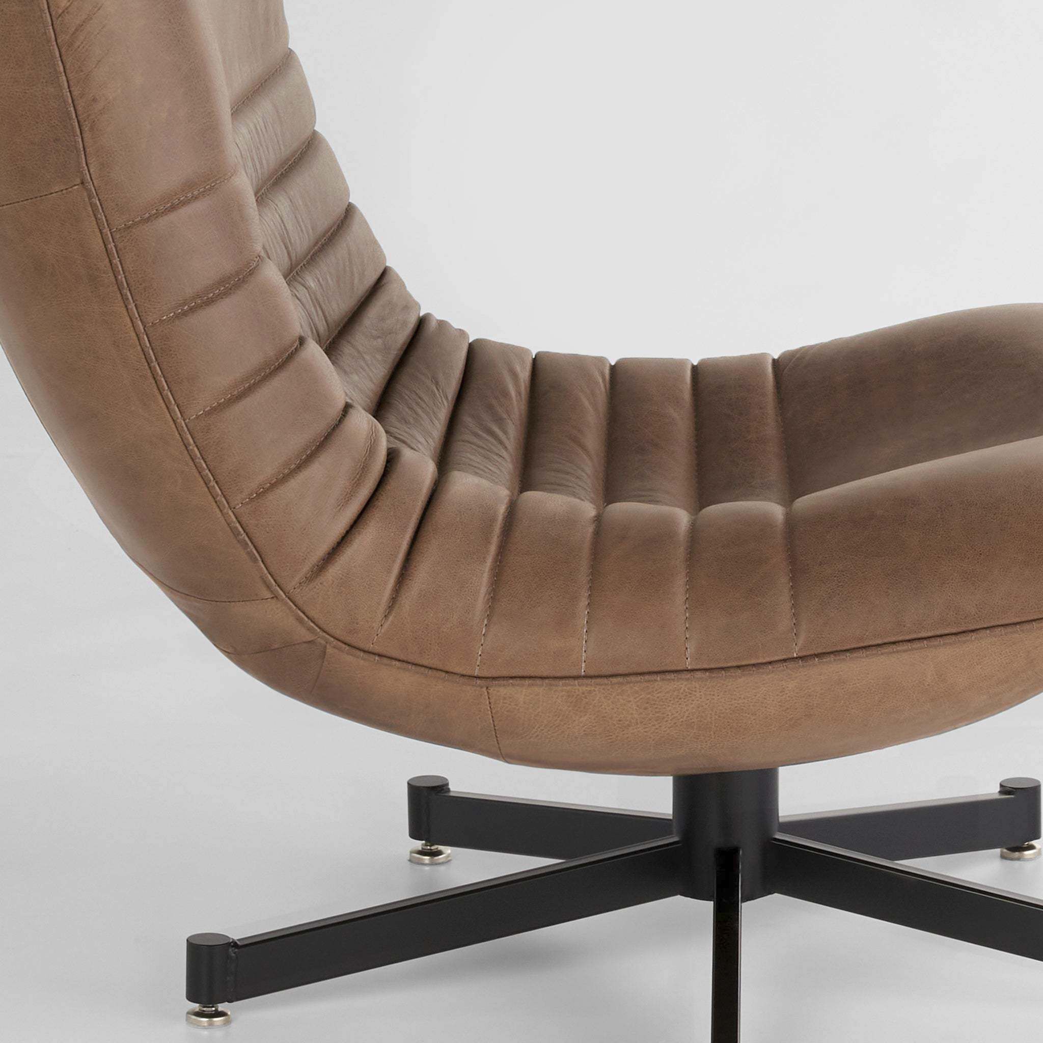 Eduarda Black and Taupe Arm Chair