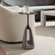 Miles 12 inch Vintage Bronze and Graphite Accent Table