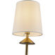 Alora Mood Bridgette 4 Light 29.5 inch Brushed Gold and White Linen Chandelier Ceiling Light in Linen Shade