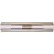 Colton LED 30 inch Champagne Gold Vanity Light Wall Light