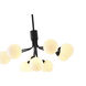 Canada 9 Light 23.6 inch Black Chandelier Ceiling Light