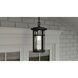 Uma 1 Light 8 inch Matte Black Outdoor Hanging Lantern, Large