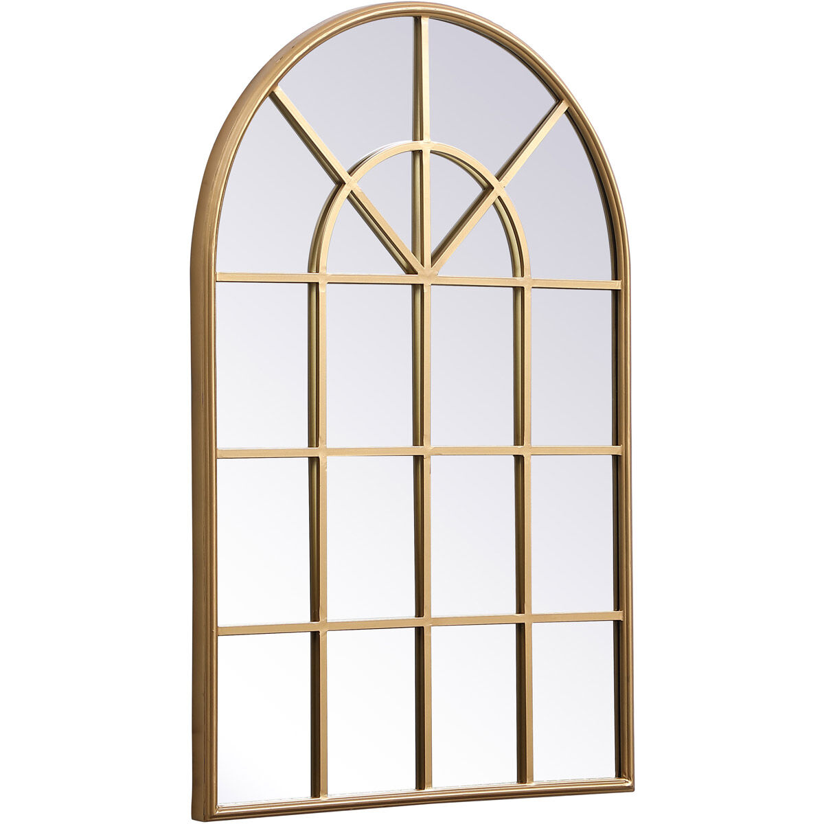 Motif 42 X 28 inch Brass Wall Mirror