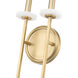 Gaultier 2 Light 7.5 inch Modern Gold Wall Sconce Wall Light