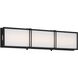Merick LED 24 inch Dark Matte Black Bath Bar Wall Light
