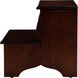 Melrose  15 inch Plantation Cherry Step Stool