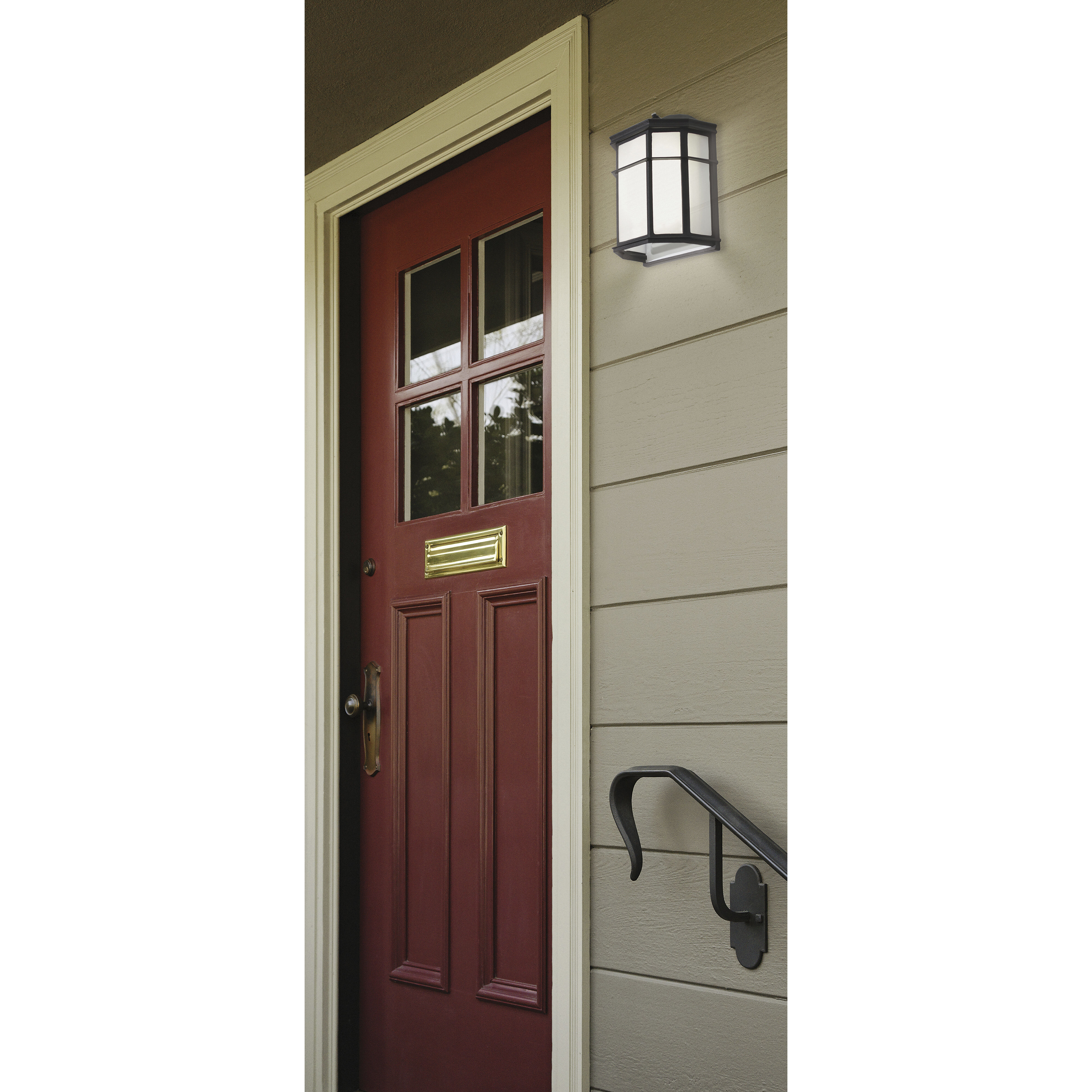 Bristol 1 Light 10 inch Black Outdoor Wall Sconce