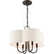 Solstice 4 Light 18 inch English Bronze Chandelier Ceiling Light