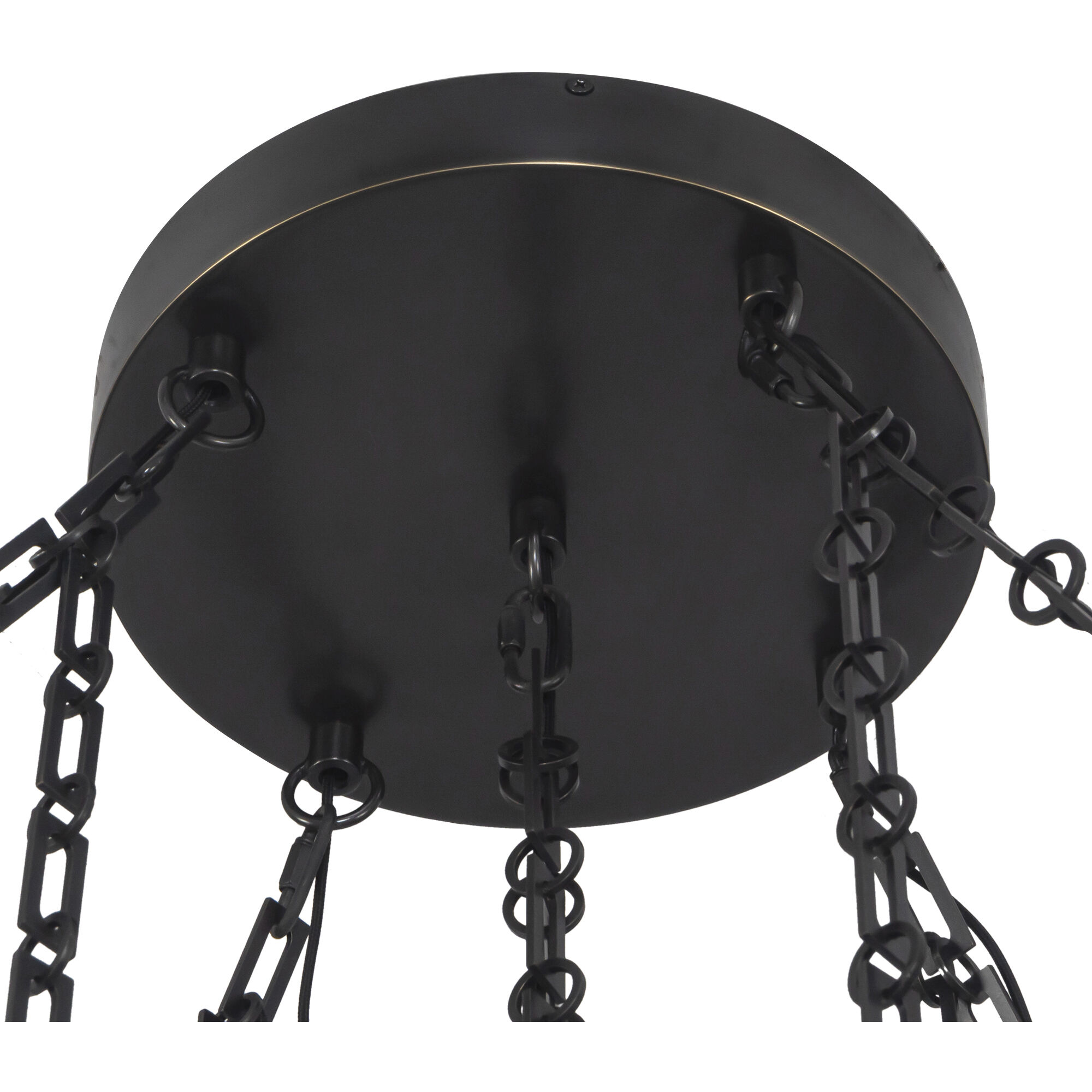 Mineral 10 inch Urban Bronze and Matte Opal Glass Chandelier Ceiling Light in Opal Glass Shade