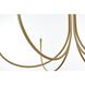 Layne 6 Light 55 inch Gold Chandelier Ceiling Light