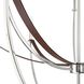 Sussex 9 Light 40.25 inch Polished Nickel and Dark Brown Chandelier Ceiling Light