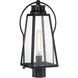 Halder Bridge 1 Light 18.5 inch Coal Outdoor Post Mount Lantern, The Great Outdoors