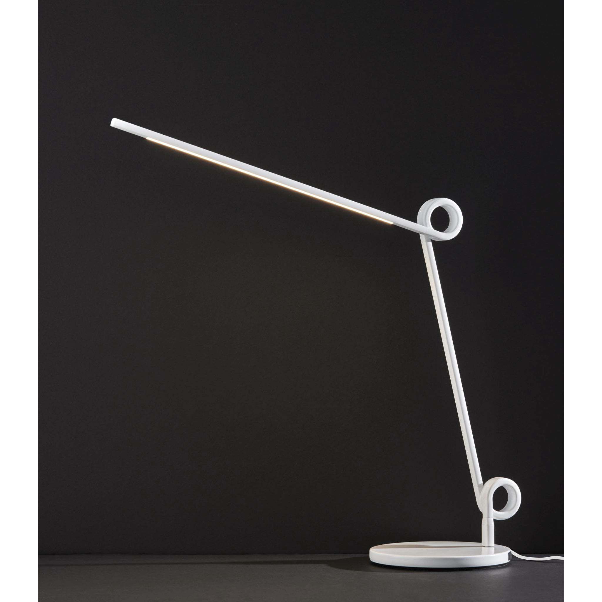 Knot 20.5 inch 10.00 watt White Desk Lamp Portable Light
