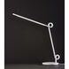 Knot 20.5 inch 10.00 watt White Desk Lamp Portable Light
