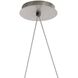 Noble 6 Light 82 inch Chrome Multi-Drop Chandelier Ceiling Light