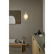 Toro 1 Light 11.02 inch Clear Glass ADA Interior Wall Light