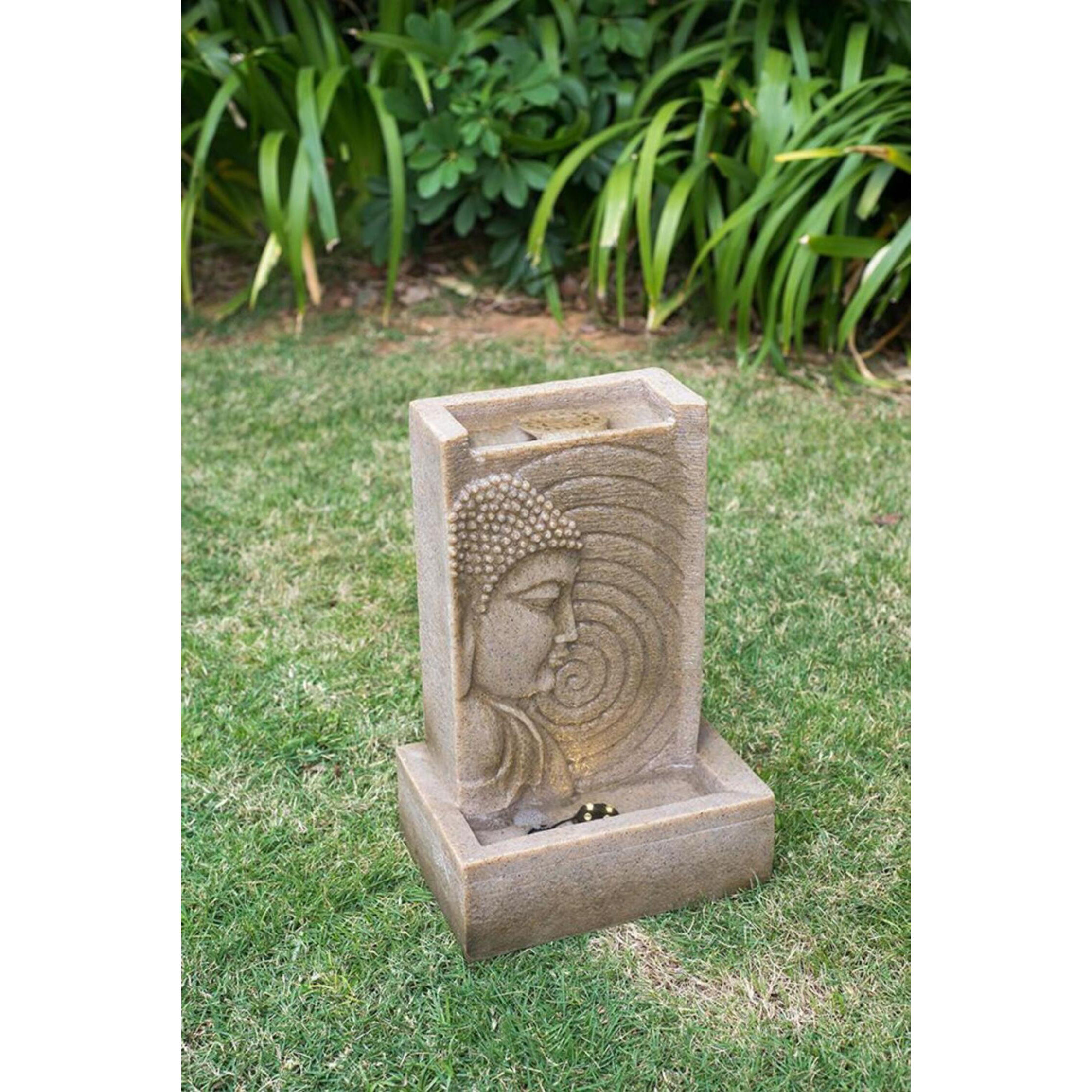 Florence 18 inch Blue/Cream Garden Stool