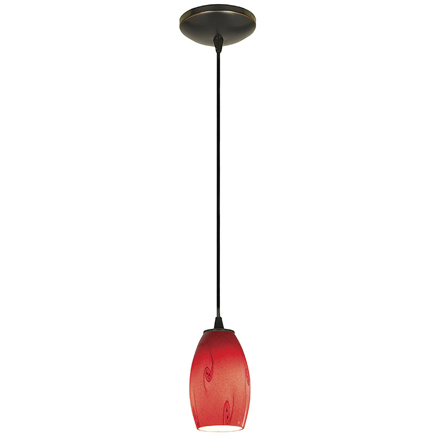 Merlot 1 Light 3.5 inch Oil Rubbed Bronze Pendant Ceiling Light