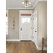 Modern 2 Light 16 inch Natural Brass Semi-Flush Ceiling Light