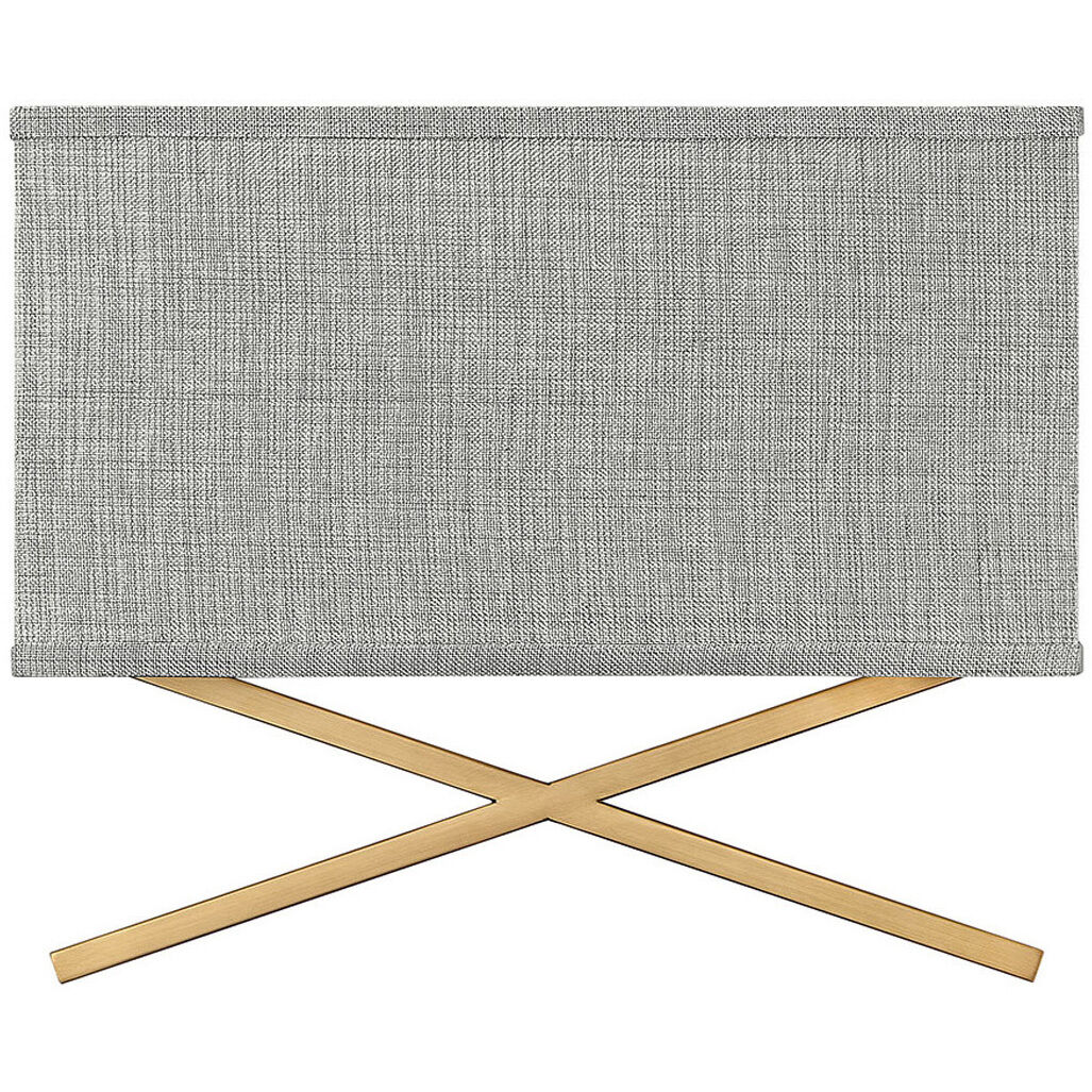 Galerie Axis LED 15 inch Heritage Brass ADA Indoor Wall Sconce Wall Light