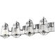 Mariner 4 Light 32 inch Chrome Vanity Wall Light