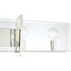 Ethan 3 Light 24 inch Polished Nickel Bath Light Wall Light