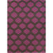Frontier 156 X 108 inch Fuchsia, Dark Brown Rug