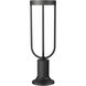 Leland LED 23 inch Sand Black Outdoor Pier Mounted Fixture
