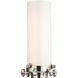 Fulton Sconce Wall Light in Satin Nickel