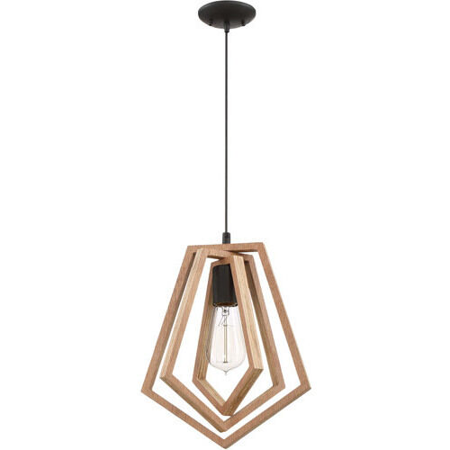 Gem 1 Light 9.75 inch Espresso Pendant Ceiling Light
