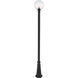 Laurent 1 Light 109.75 inch Black Outdoor Post Mounted Fixture