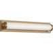 Weston LED 22 inch Satin Brass Vanity Light Wall Light