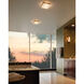 Sean Lavin Boxie LED 9 inch Satin Nickel Flush Mount Ceiling Light in LED 3000K 120V, Integrated LED