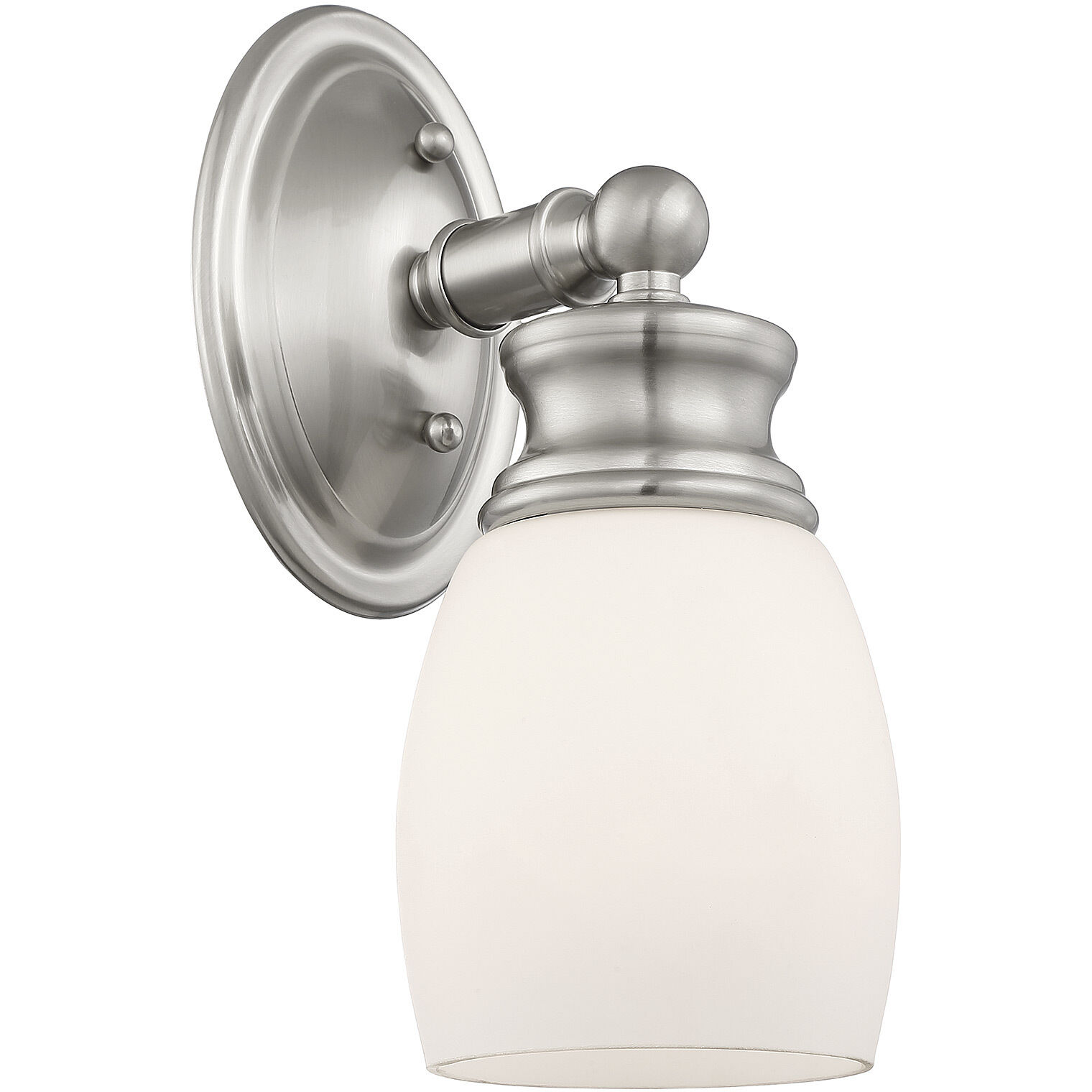 Elise 1 Light 4.5 inch Satin Nickel Wall Sconce Wall Light, Essentials