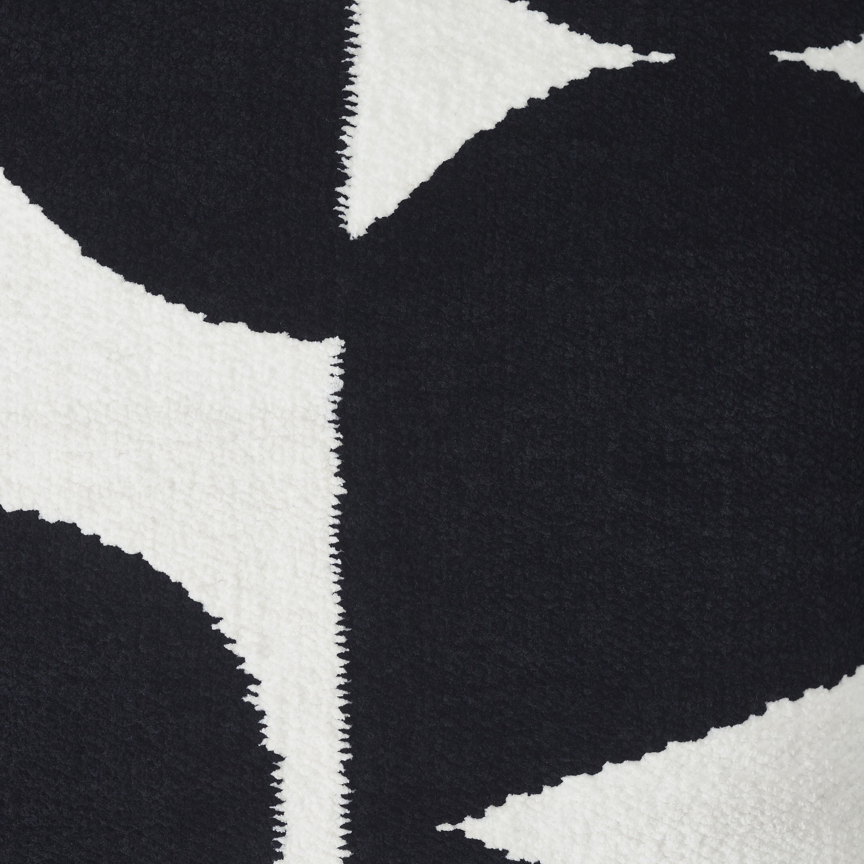 Mauro 20 inch Black and Off-White Indoor Pillow