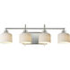 Bisque 4 Light 32 inch Polished Nickel Bath Vanity Wall Light