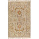 Zeus 69 X 45 inch Neutral and Green Area Rug, Wool