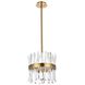 Serephina 6 Light 12 inch Satin Gold Pendant Ceiling Light