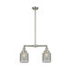 Franklin Restoration Stanton 2 Light 23 inch Brushed Satin Nickel Chandelier Ceiling Light, Franklin Restoration