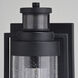 Lawton Textured Black Outdoor Motion Sensor