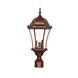 Bryn Mawr 3 Light 21 inch Burled Walnut Exterior Post Mount Light