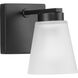 Tanner 1 Light 6.75 inch Matte Black Vanity Light Wall Light