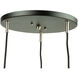Tote LED 17 inch Black Pendant Ceiling Light