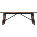 Masterson Wood & Metal Bench