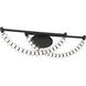 Pearl LED 36 inch Dark Matte Black Vanity Wall Light