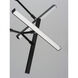 Robotica LED 37 inch Black Multi-Light Pendant Ceiling Light