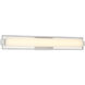 Opening Act LED 31.25 inch Brushed Nickel Bath Vanity Light Wall Light