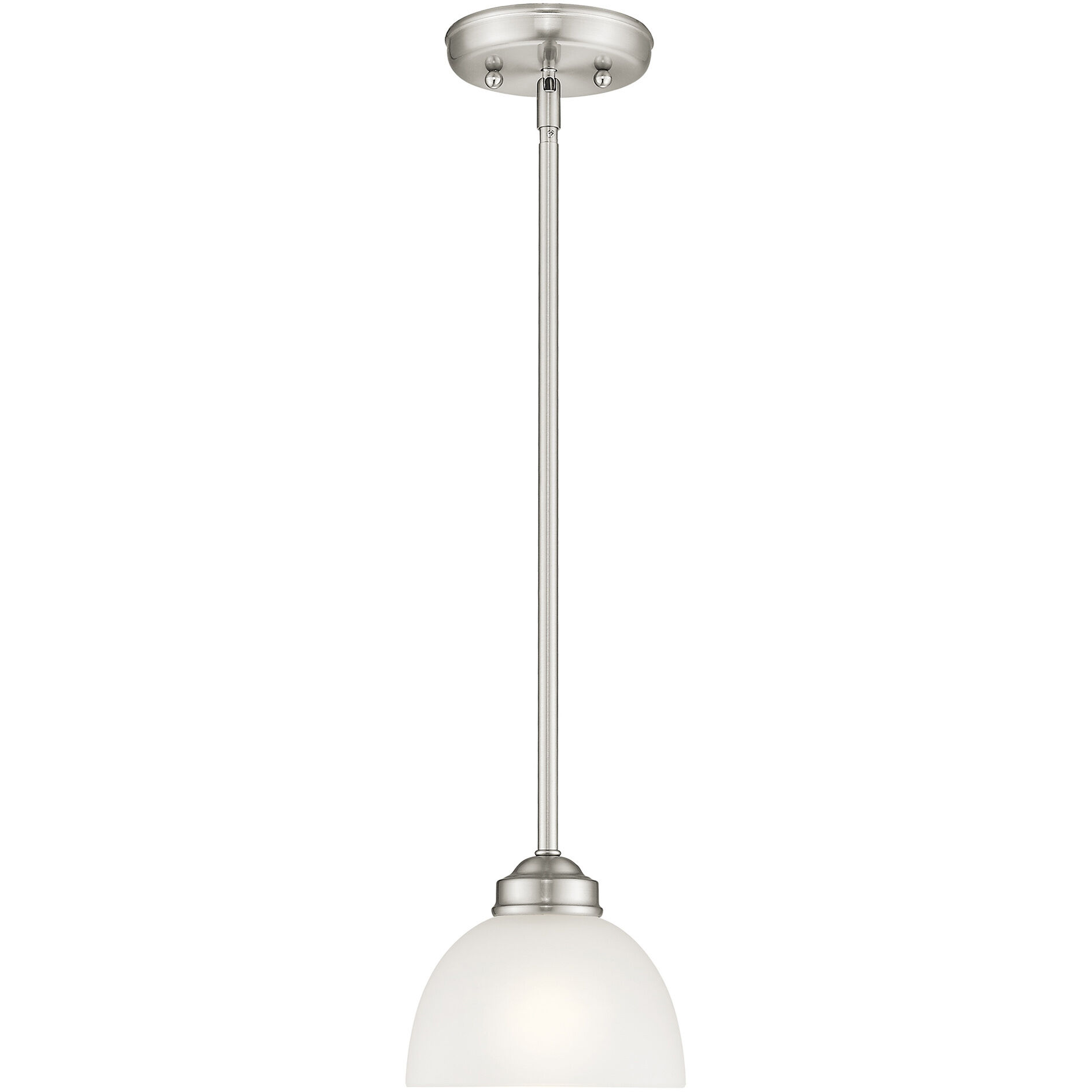 Somerset 1 Light 7 inch Brushed Nickel Mini Pendant Ceiling Light