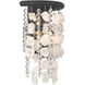 Shimmering Elegance 1 Light 4 inch Sand Coal Wall Sconce Wall Light